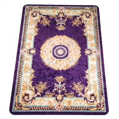 China America styleCustom microfiber floor rug anti-slip hallway rugs area rugs for living room for sale