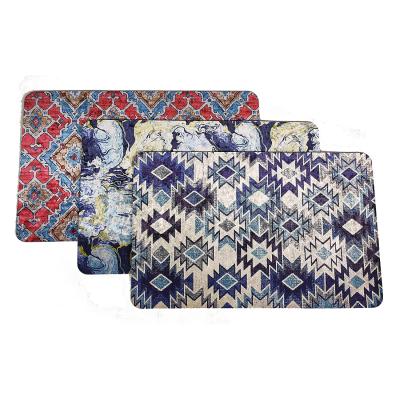 China 100% Polyester Anti-Slip Recycled Rubber Rear Entrance Mat for sale