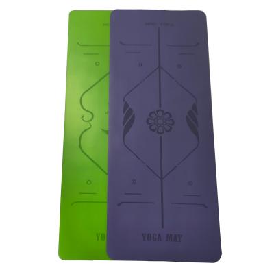 China Foldable/Washable/Waterproof Eco Friendly PU Natural Rubber Yoga Mats New Design PU Leather Mats for sale