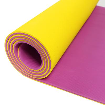 China Foldable/Washable/Waterproof Rubber Heat Dissipation Foam Folding Pilates Yoga Mat With Laser Engraving for sale