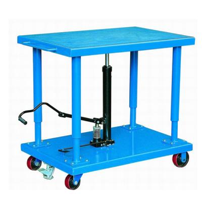 China Mobile Hydraulic Lifting Table Trolley for sale