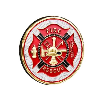 China Custom Private Security Guard Sheriff Metal Badge Europe Fire Department Detective Officer for sale