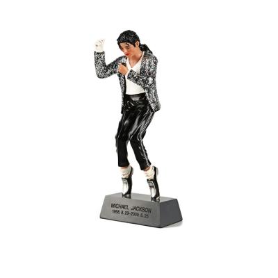 China Europe personality resin statue polyresin figurine Michael Jackson celebrity souvenir resin creative gift custom for sale