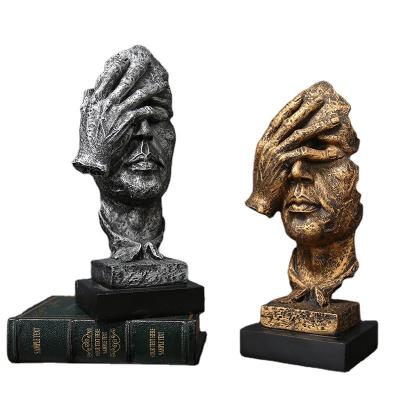 China Europe Popular Cheap Resin Craft Vintage Resin Craft Art Resin Abstract Statue For Home Decor for sale