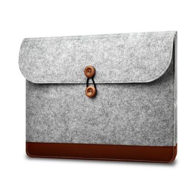 China Protect Tablet Wholesale Felt Material Business Computer Bag 15 Laptop Sleeve for sale