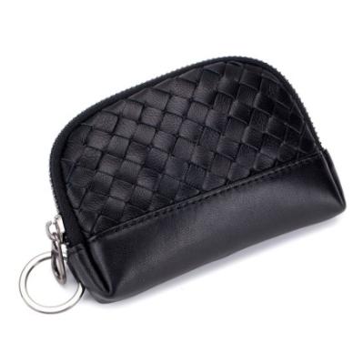 China Wholesale Black PU Leather Lady Coin Purse 2021 Zipper Wallet for sale