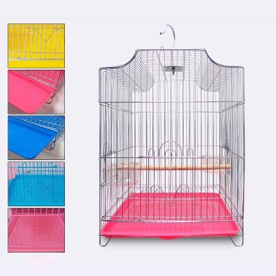 China High Quality Viable Parakeet Parakeet Finch Canary Travel Square Bird Cage Pigeon Accessories Bird Accessories for sale