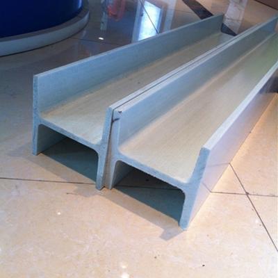 China Composite FRP GRP Fiberglass Reinforced Plastic Pultruded Wide Floor H Support Beams for Construction for sale