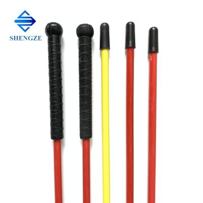 China Lightweight Fiberglass FRP GRP Glass Fiber Cattle Prod/Goad/Alpenstock Walking Sticks for sale