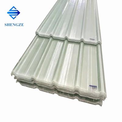 China Fiberglass FRP GRP Glassfiber Corrugated Corrosion Resistant Roofing Sheet Corrugated FRP Roof Sheet Factory for sale