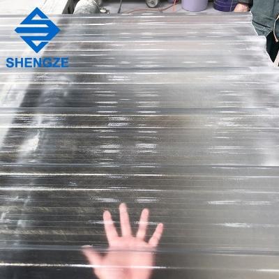 China Building Material Fiberglass Corrugated Plastic FRP Roofing Sheet GRP Transparent Roofing Sheet for sale