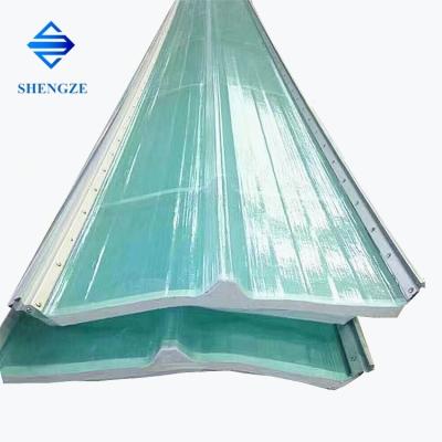 China FRP Roofing Sheet FRP Transparent Roofing Sheet Fiberglass Skylight Roof Panel for sale