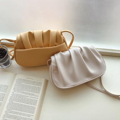 China 2021 Women Casual Elegant Special Design PU Leather Small Simple Cross - Body Bags Shoulder Female Handbags for sale