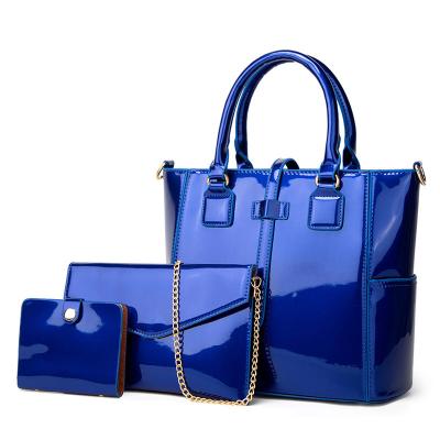 China High Quality Fashion Messenger Shoulder Leather Hand Bag 3 In Ladies 1 Bags Handbag Set for sale