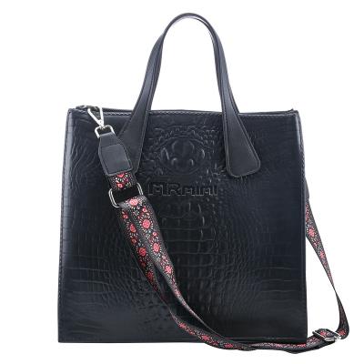 China Wholesale New Design Crocodile Pattern Water Resistant Normcore Minimalist Fashion Large EVA Tote Shoulder Bag for sale