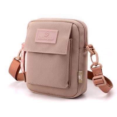 China Factory Fashion Logo Canvas Nylon Crossbody Bag Custom Made For Women Messenger Large Bags Travel Shoulder Bag for sale