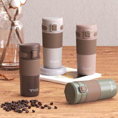 China New Design 450ml PORTABLE Stainless Steel Double Wall Vacuum Insulated Sports Water Drink Bottle for sale