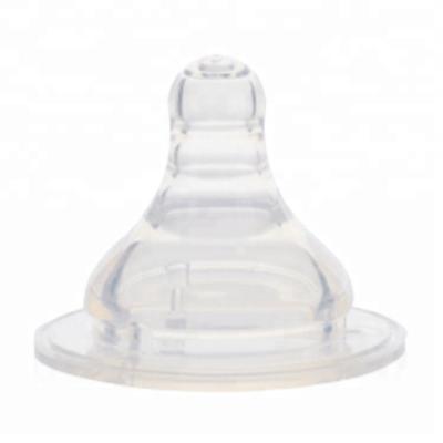 China Large Flow BPA Free Large Silicone Baby Bottle Nipples for sale