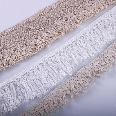 China Handmade Wholesale Trim and Cotton Tassel Lace Fringe for Curtains and Carpets C101 for sale