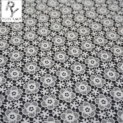 China Sustainable Cotton Guipure Lace High Quality African Cord Lace Making RYZX060 for sale