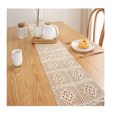 China High Quality Durable T001 Thicken Cotton Canvas Fabric Custom Digital Printing Table Runner For Home Decoration for sale