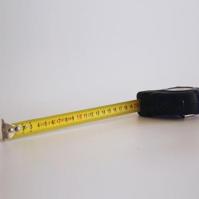 China PVC Heavy Duty Retractable Steel Measuring Tape 5M Tool Construction Ruler Tapeline for sale