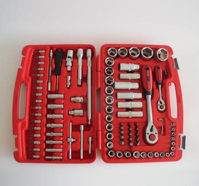 China 94PCS Car Chrome Vanadium Socket Tool Combination Repair Kit Steel Tool Socket Auto Repair Kit for sale