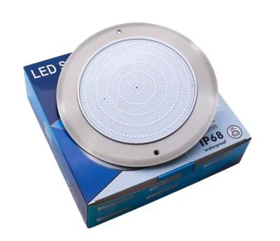 China Lámparas de piscina submarinas de acero inoxidable con flujo luminoso de lámpara de 100lm/w en venta