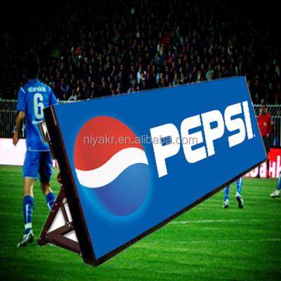 China Football Niyakr Football Stadium P10 Outdoor Waterproof Perimeter Advertising Led Screen Billboard for sale