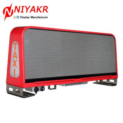 China Shenzhen outdoor hd niyakr roof car taxi top video advertising signs led display screen board made in china for sale