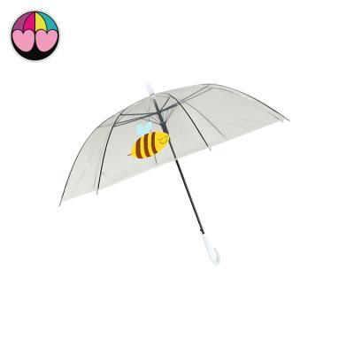 China All in 1 chinese umbrella wholesale custom 21 inch automatic upright transparent poe umbrella for sale