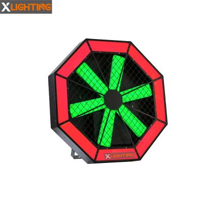 China DJ Disco Nightclub Lighting Led Pixel Swirl Fan LED Background Wall Fan Infinite Light Stage Effect Led Light for sale