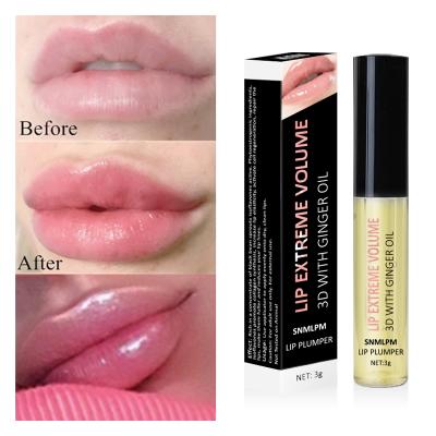 China Weight Loss Customize Logo Lip Plumper Lip Moisturizer Gloss Magic Lipstick Cosmetics Dropping Transparent Lip Gloss for sale