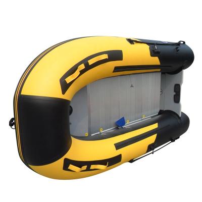 China Warter Sports Reinforce Bottom Inflatable Boats With Aluminum Floor for sale