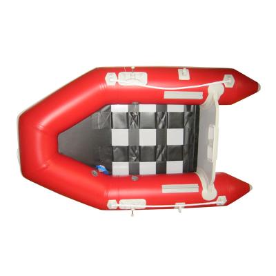 China Cheap Entertainment Comax Pontoon Boats Slat Floor Inflatable Fishing Boat For Sale for sale