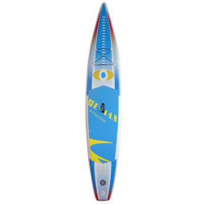 China Unisex Soft Top Deck Surfboard Blue Surfboards Stand Up Paddle Boards for sale