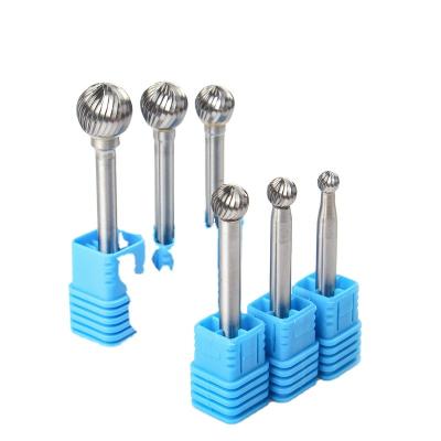 China Carbide Sphere Burr Head Tungsten Carbide Alloy Rotary Folder Tool Ball Deburrs Die Grinder Abrasive Tool Drill Milling Carving Bit for sale