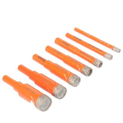 China High Quality Masonry Drilling 5-16mm Vacuum Welded Shank Round Diamond Concrete Hole Saw Drill Bit Set for sale