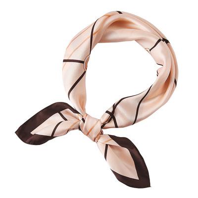 China Soft Elegant New Arrival Luxury Custom Scarf No Min 100% Polyester Silk Scarf for sale