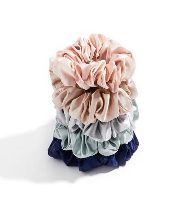 China Fashion Simple Mulberry Silk Hair Tie High Elasticity Students Popular Best Price Scrunchie for sale