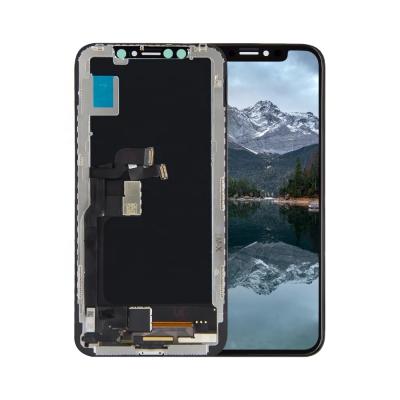 China Replacement for iPhone X LCD Display Screen and Digitizer Assembly Part (Non-OEM Screen Glass Lens, OEM Other Parts) - Black for sale