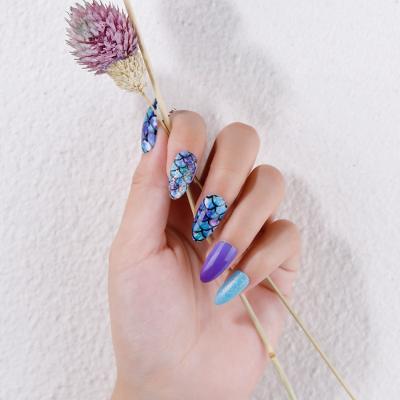 China Design New Arrival ABS Material 24pcs False Nail Tips Luxury Press On Nail Fashion Nail Art Tips for sale