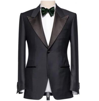 China Custom Luxury Quality Anti-wrinkle Drop Ship Italian Business Wedding Suits Slim Fit Set For Men 3 Pieces Bespoke Suit For Men 2021 for sale