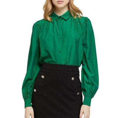 China Anti-pilling Made Latest Design Fashion Quality Women's Shirts and Blouses Office Formal Shirts for Women for sale