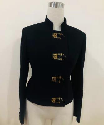 China OEM QUICK DRY Custom Slim Fit Blazer For Female Ladies Single Breasted Jacket Ladies Office Fashion Puffer Jacket Female Blazer for sale