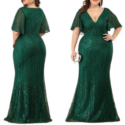 China Viable Custom Made High Quality Party Dresses OEM Summer Dress Plus Size Women's Maxi Oversize Dresses for sale