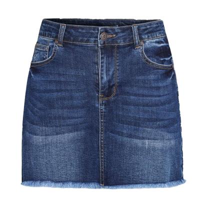 China Fashion Women Ladies Breathable Skirt Edge Denim Skirts Jeans Bodycon Shorts Denim Mini Skirts for sale