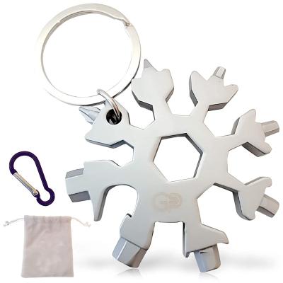 China Durable Snowflake Multi Tool, Stainless Steel Snowflake, Portable Metal Spinner Multi-Tool for sale