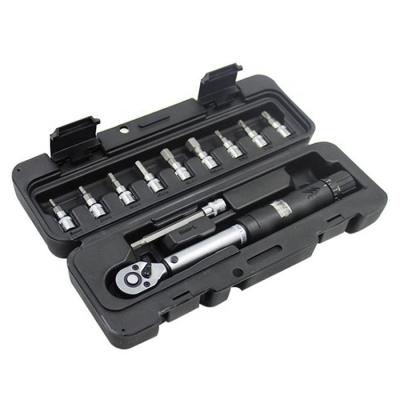 China Chrome Molybdenum Steel 1/4Inch 2-14Nm Bike Training Torque Wrench Set Wrench Bicycle Repair Kit Cycling Tools for sale