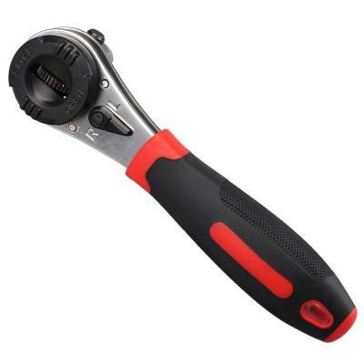 China Adjustable Multi-purpose Muliti-purpose Ratchet Wrench Universal 6-22mm With Non-slip Handle for sale